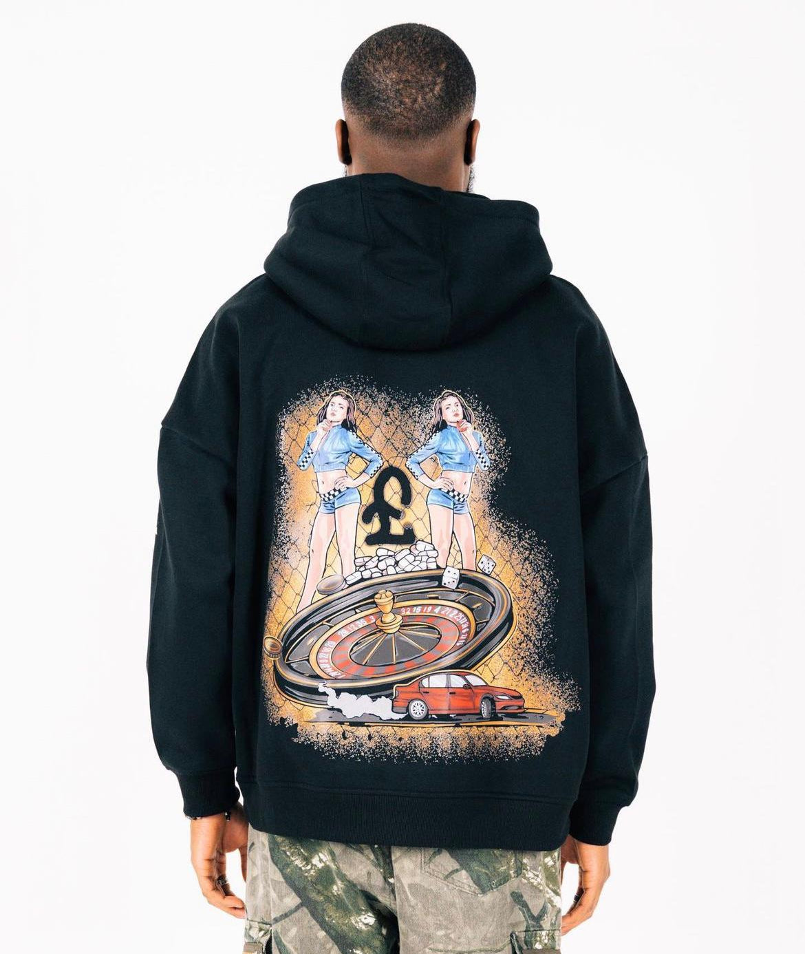 Cercle De La Vie Hoodie in Black