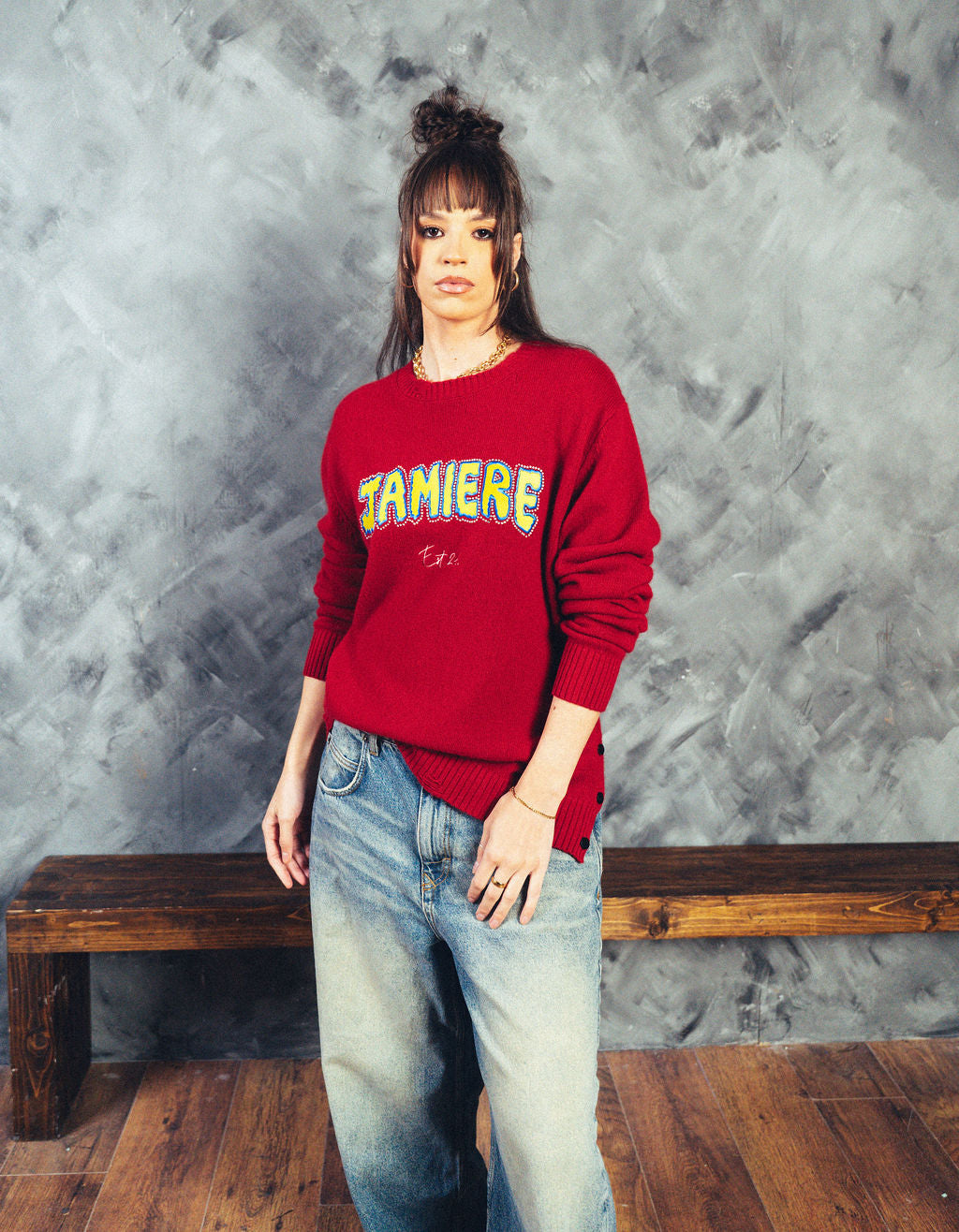 JAMIERE LUXE ROUGE SWEATER