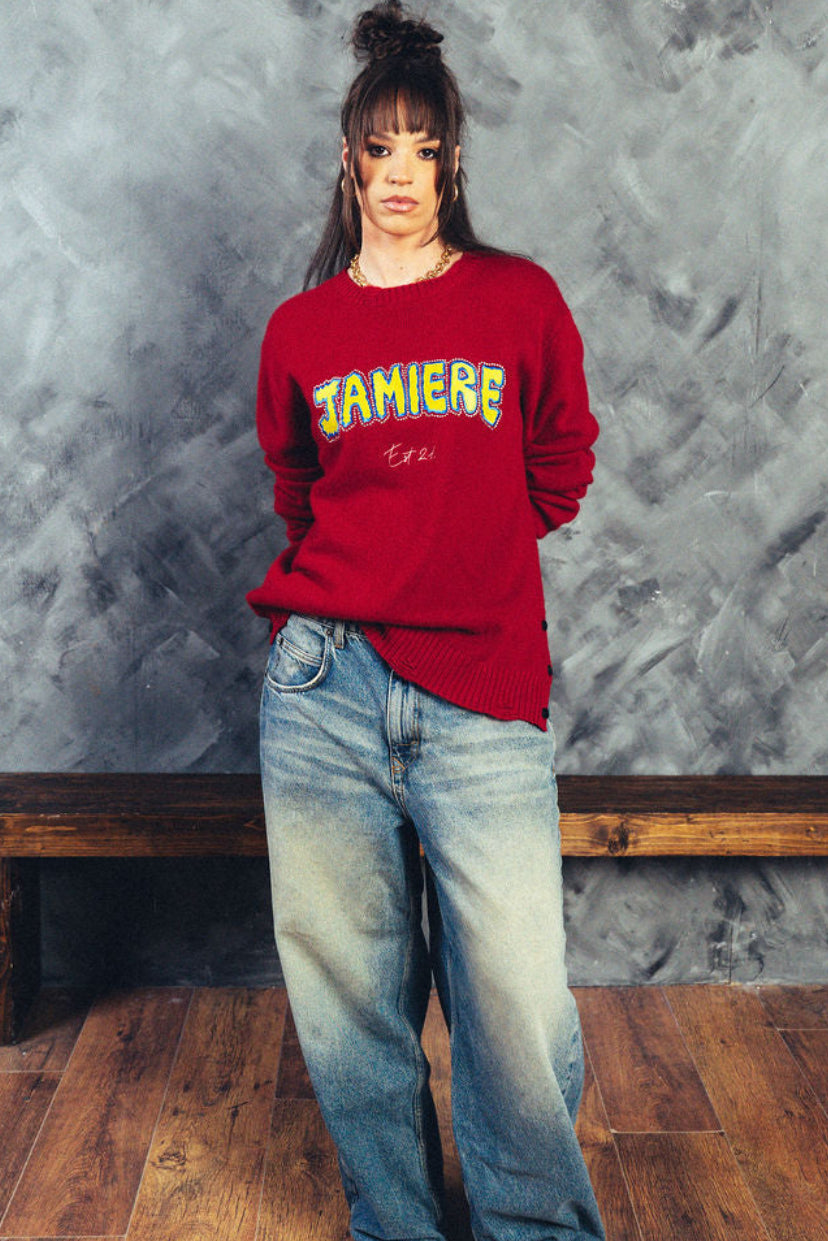JAMIERE LUXE ROUGE SWEATER
