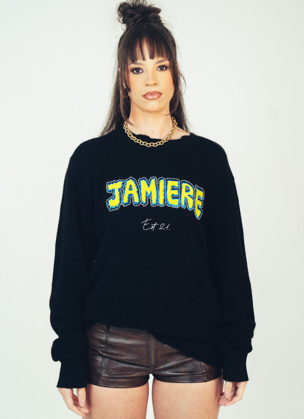 JAMIERE LUXE NOIR SWEATER