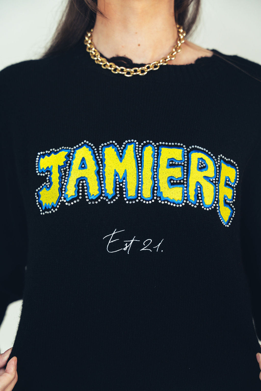 JAMIERE LUXE NOIR SWEATER