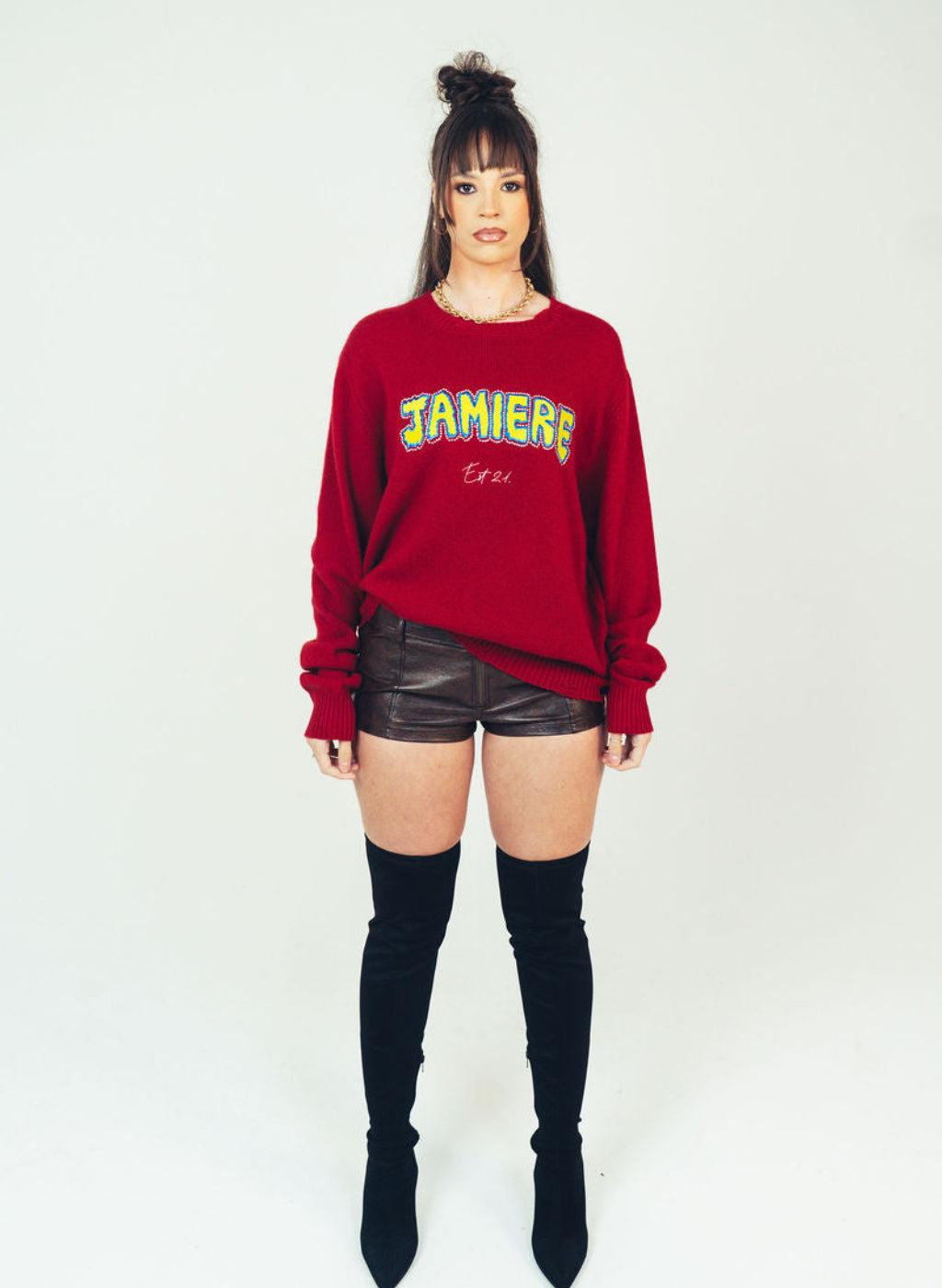 JAMIERE LUXE ROUGE SWEATER