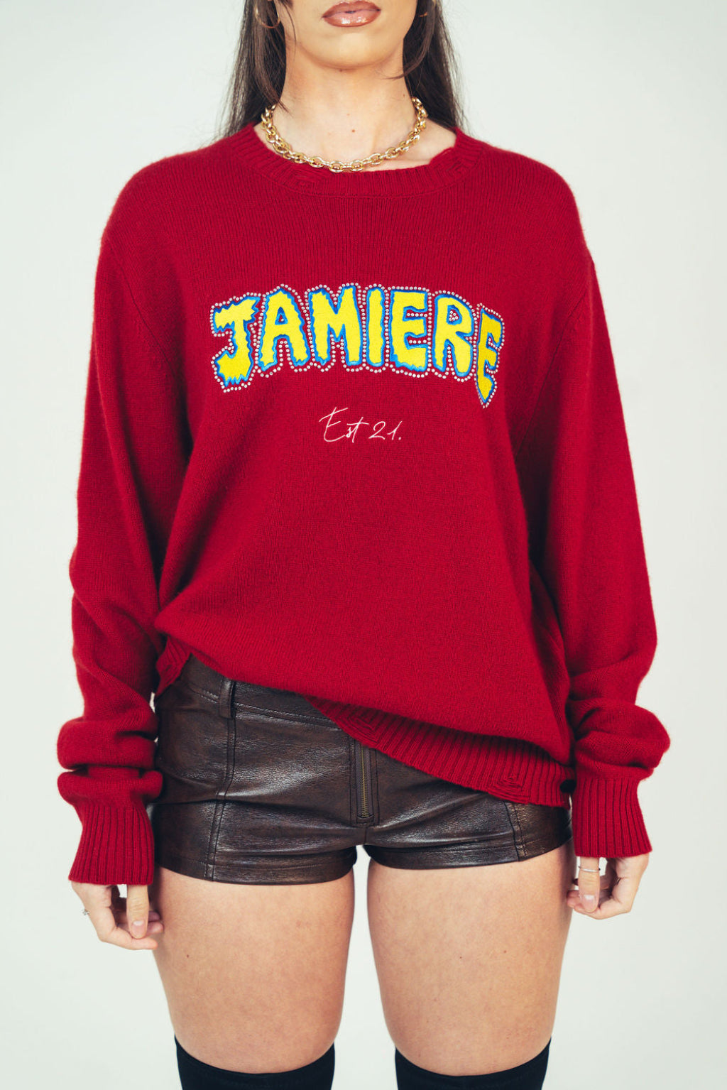 JAMIERE LUXE ROUGE SWEATER